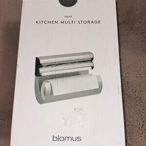 New in Box - Blomus Kitchen Roll Holder Obar, Roll Holder & Foil Dispenser